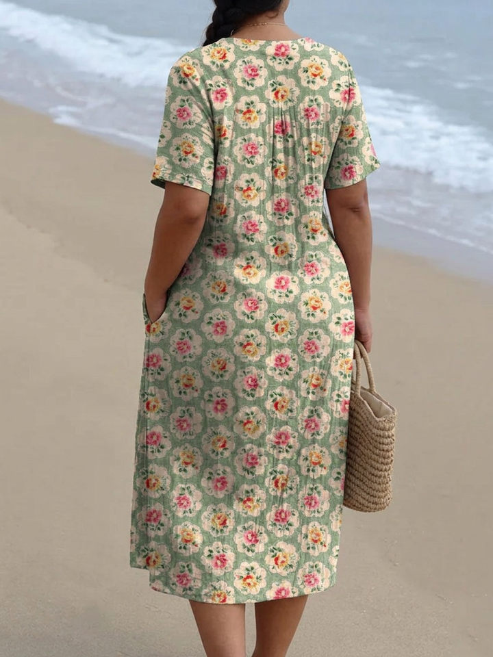 Rosalind - Vintage Floral Dress