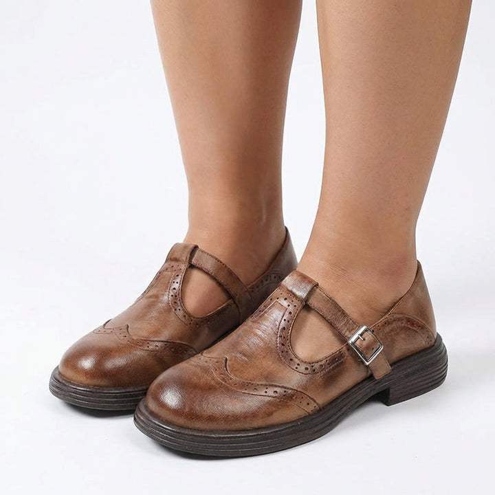 Odette | Leather Mary Janes