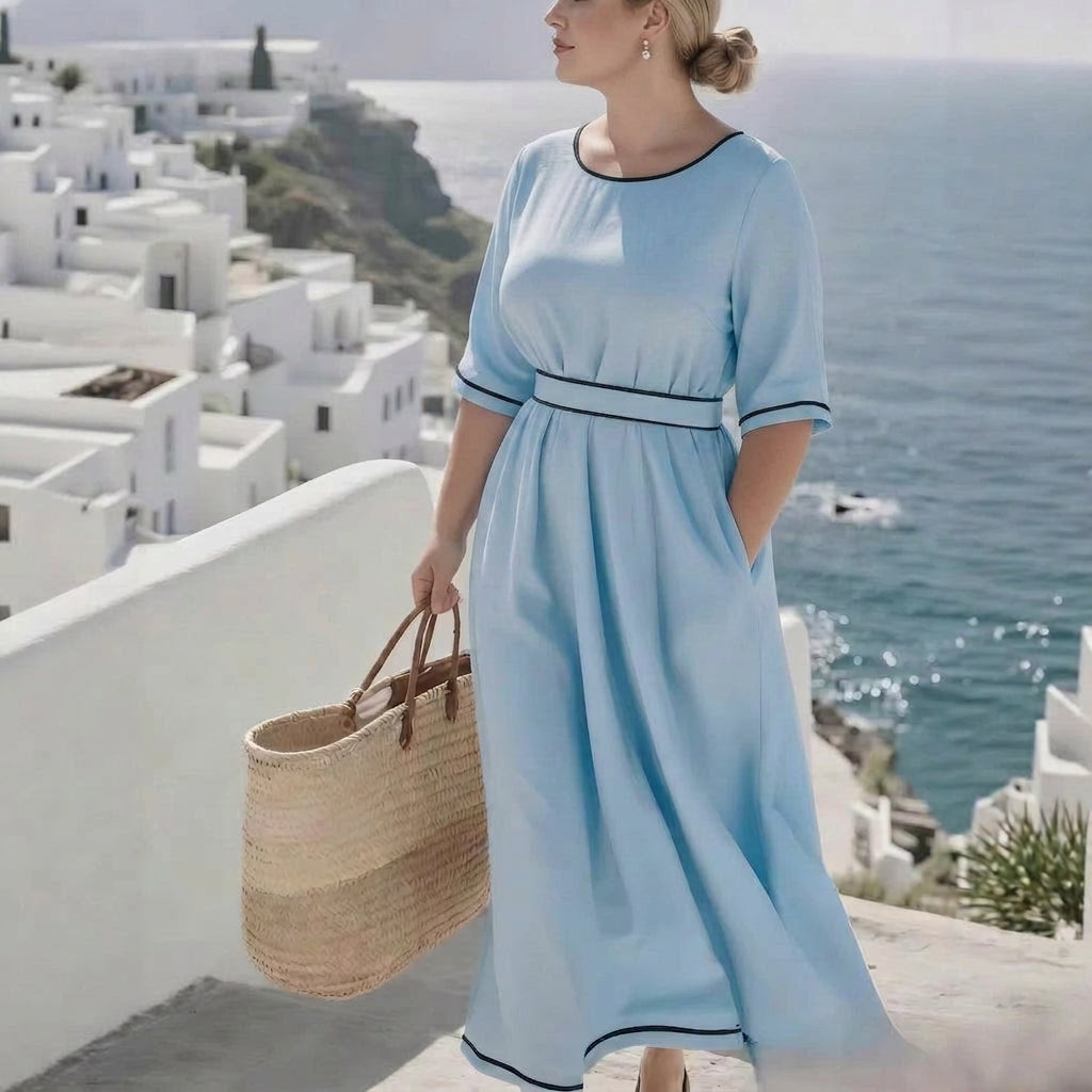 Beatrice Commuter Maxi Dress: Elegant Everyday Sophistication