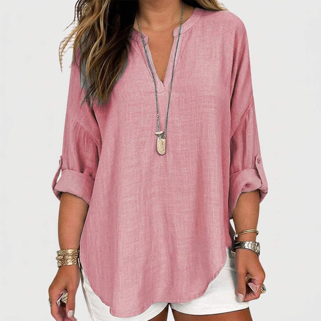 Katya | Flowy Elegant Beach Shirt