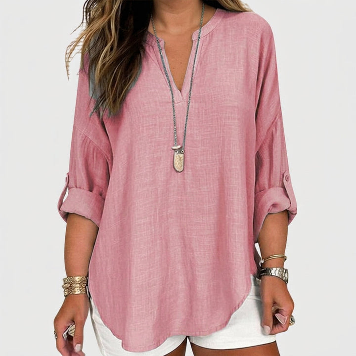 Katya | Flowy Elegant Beach Shirt
