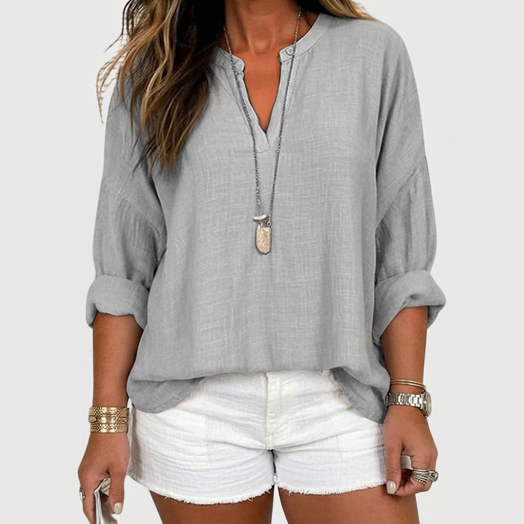 Katya | Flowy Elegant Beach Shirt