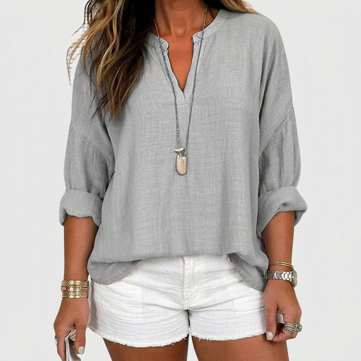 Katya | Flowy Elegant Beach Shirt