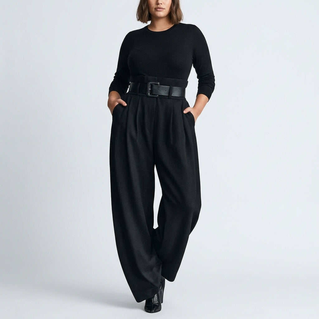 Aisha Jumpsuit with High Neck