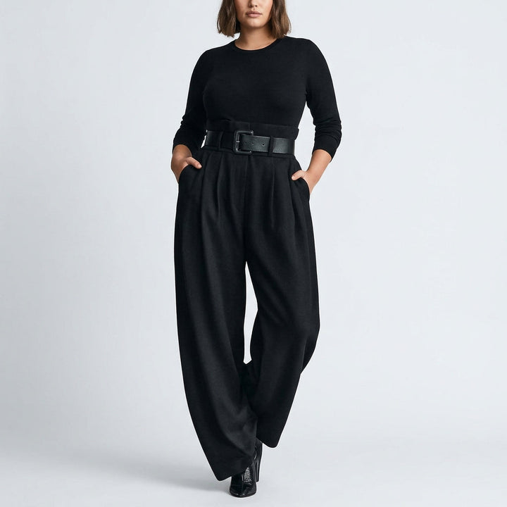 Aisha Jumpsuit with High Neck