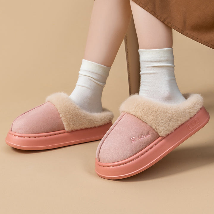 Cozy Fluffy Slippers for Women and Men, Soft Indoor Slides