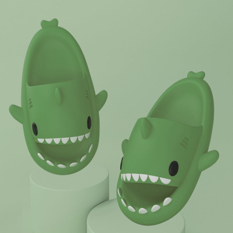 Cartoon Shark Slippers, Soft EVA with Thick Sole