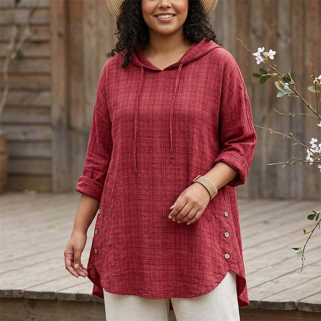 Amaya Checkered Hoodie: A Cozy Everyday Style