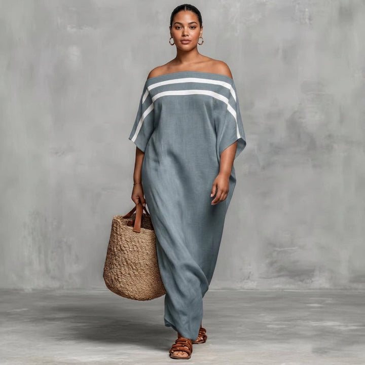 Lara Stand-Collar Dress: Effortless Everyday Chic