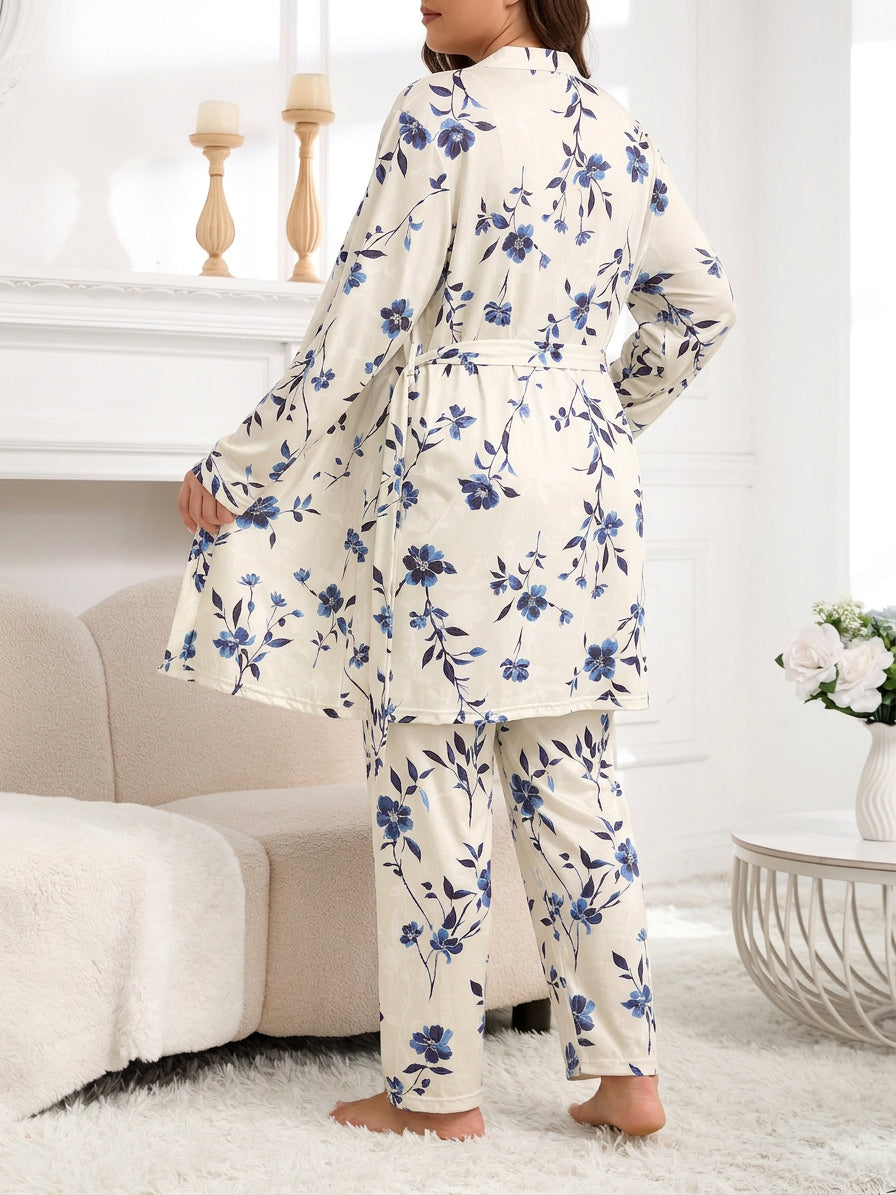 Nadya | Vintage Floral Pajama Set