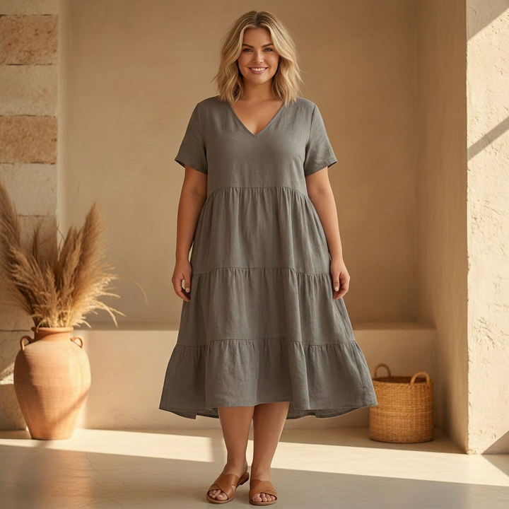 Beatrix - Casual Summer V-neck Dress