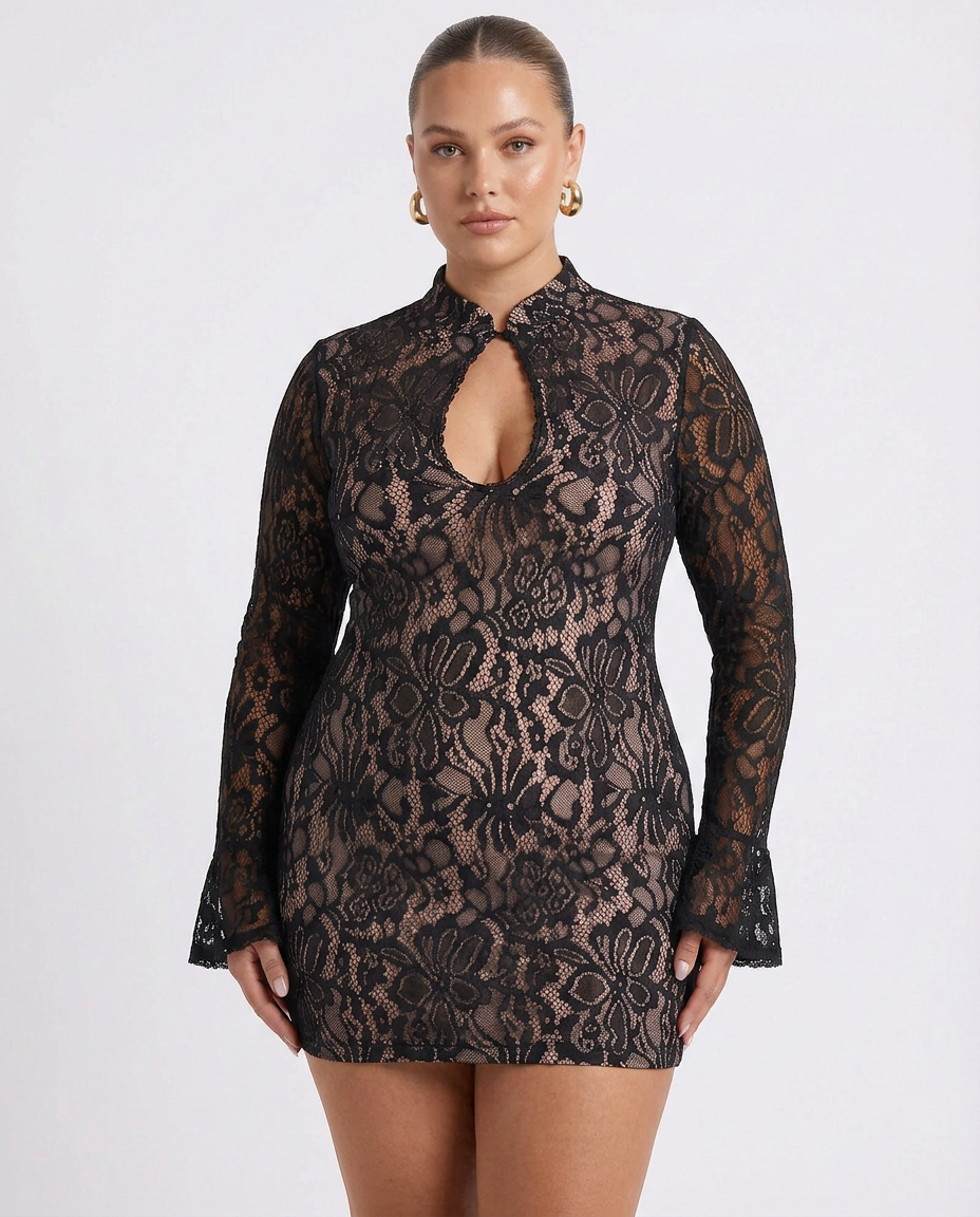 Sylvie - Lace Bodycon Mini Dress