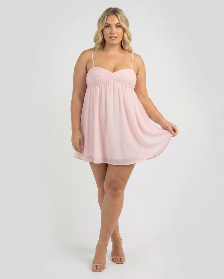 Yelena - Flowy Babydoll Mini Dress
