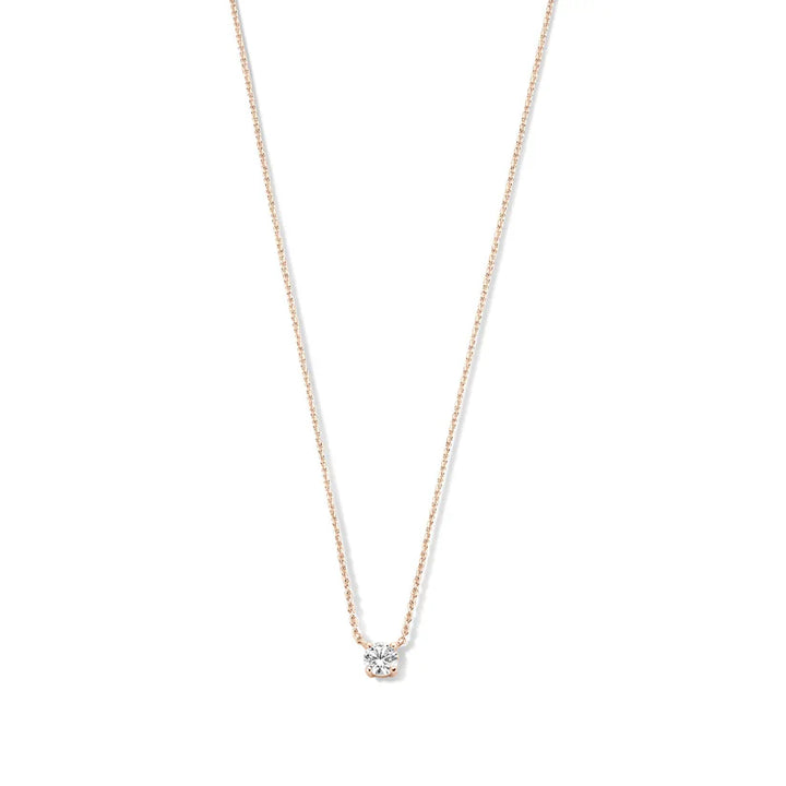 Monroe Moissanite Stone Necklace | Gold