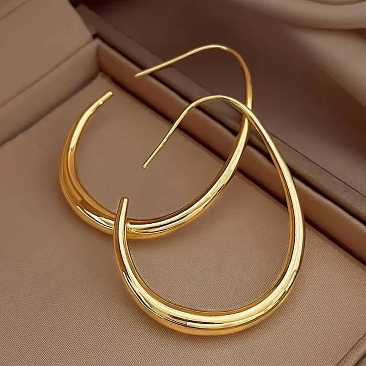 Jolie Gold Hoop Earrings | Gold