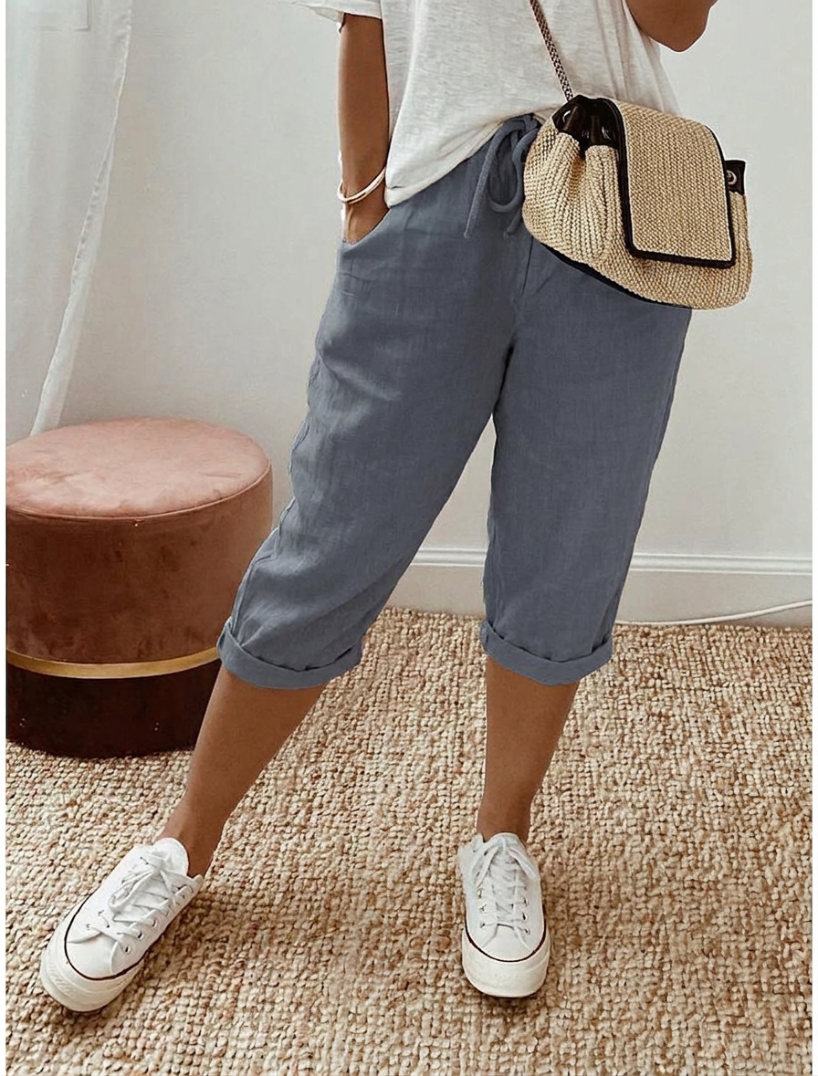 Eilwen | Relaxed Capri Pants