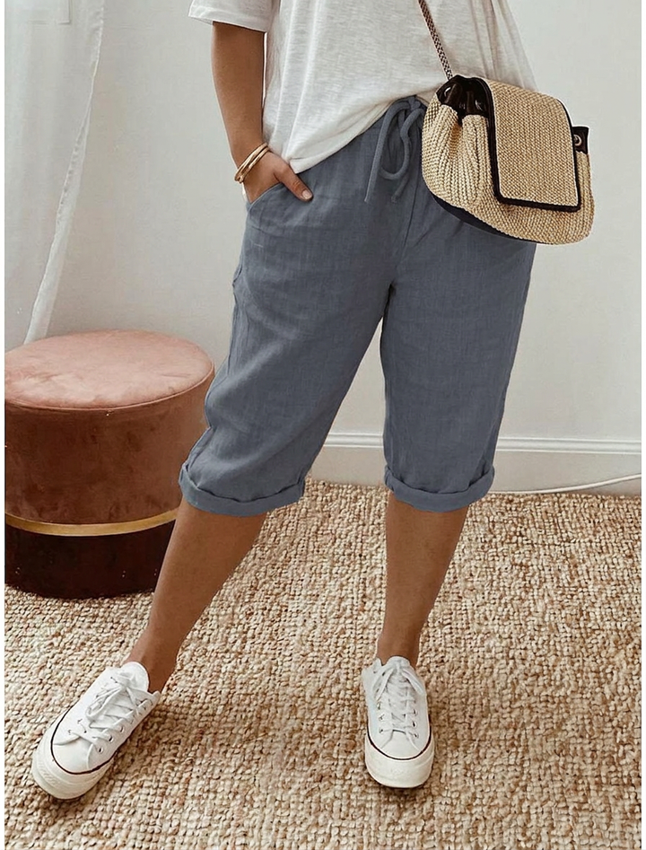 Eilwen | Relaxed Capri Pants