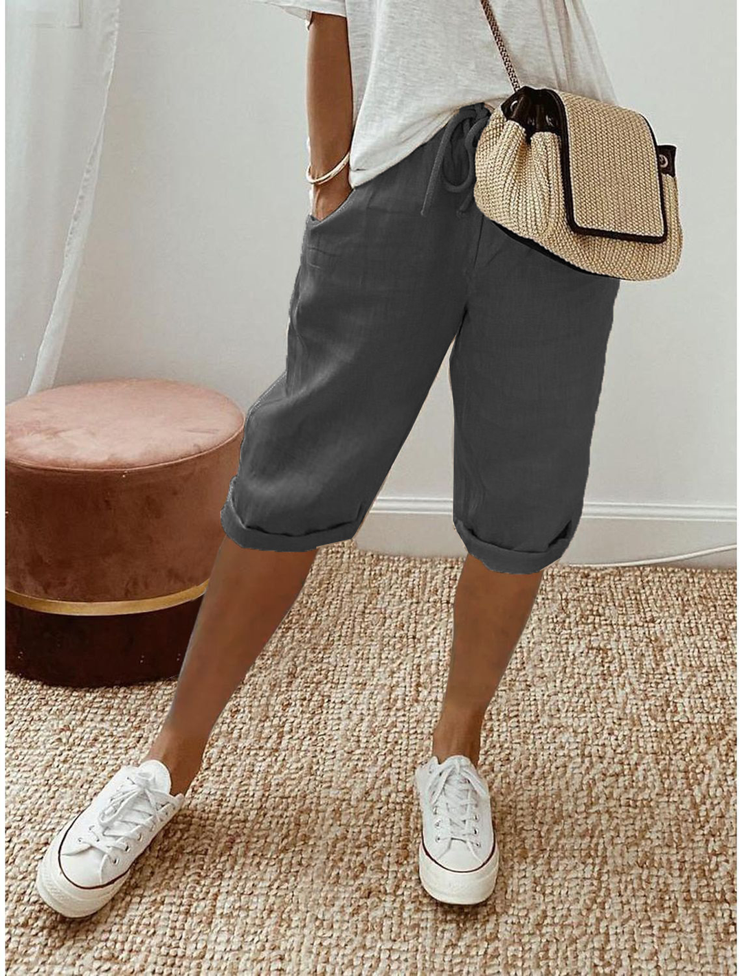 Eilwen | Relaxed Capri Pants
