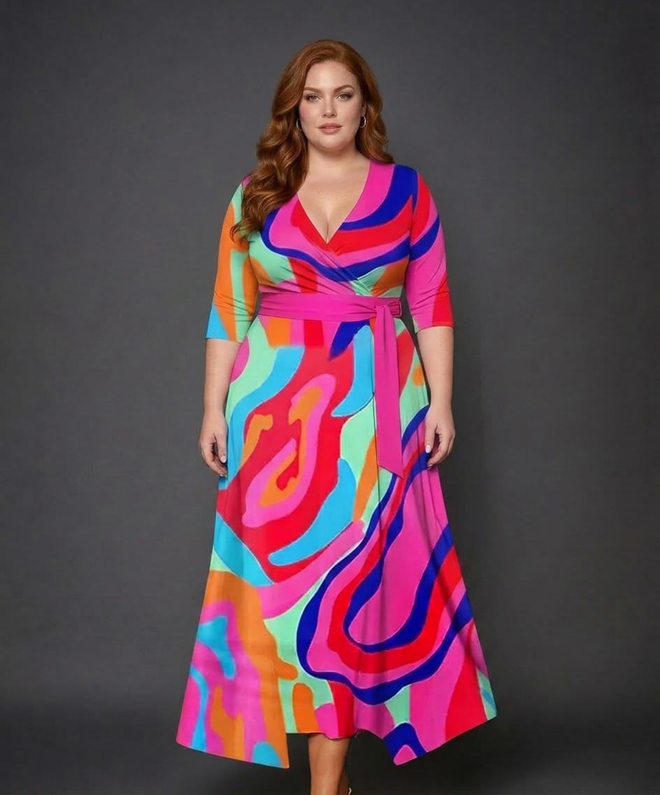 Vera | Chic Dress with Floral Print