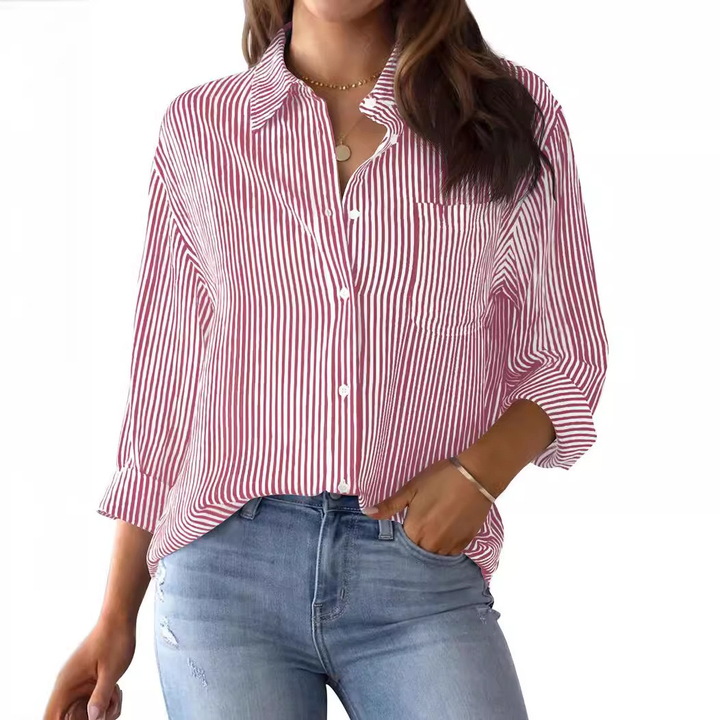Vintage Striped Blouse