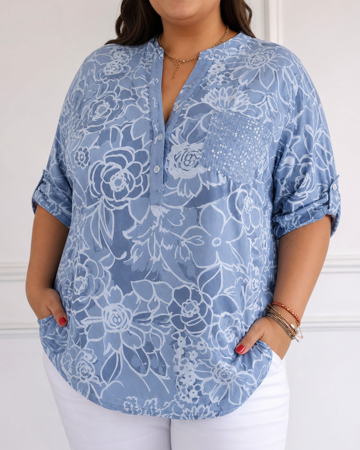 Camila | Elegant Blouse with Pocket
