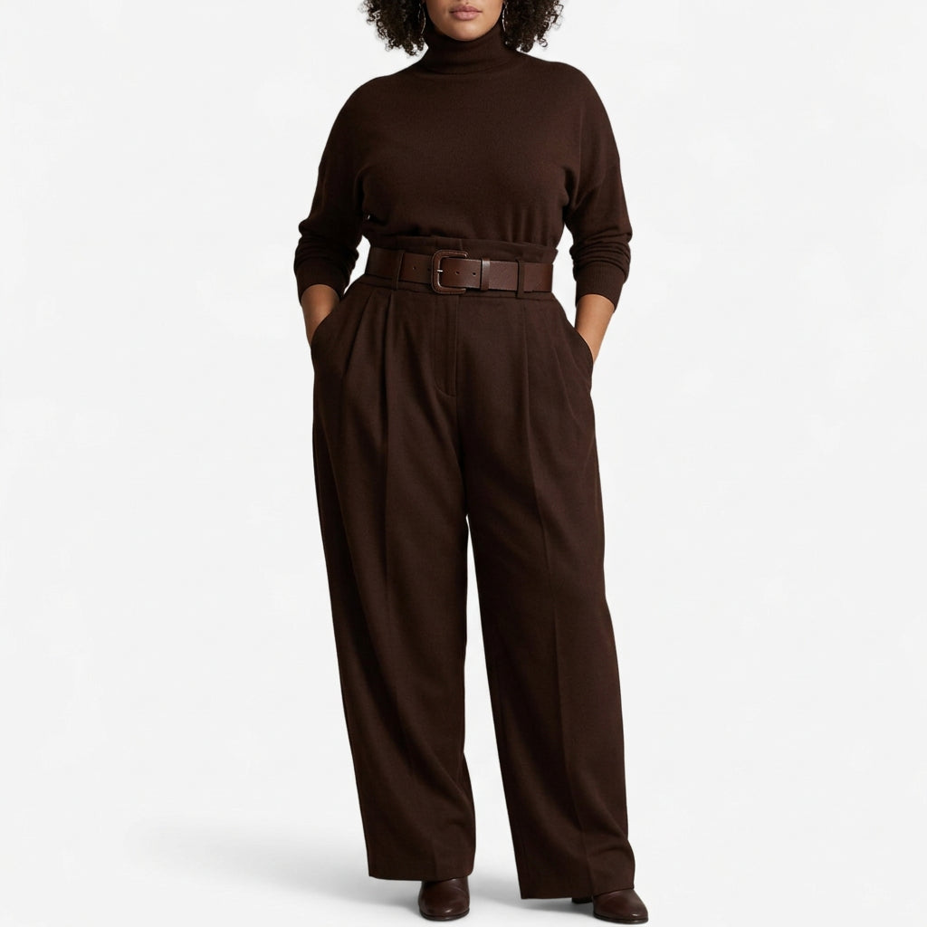 Aisha Jumpsuit with High Neck