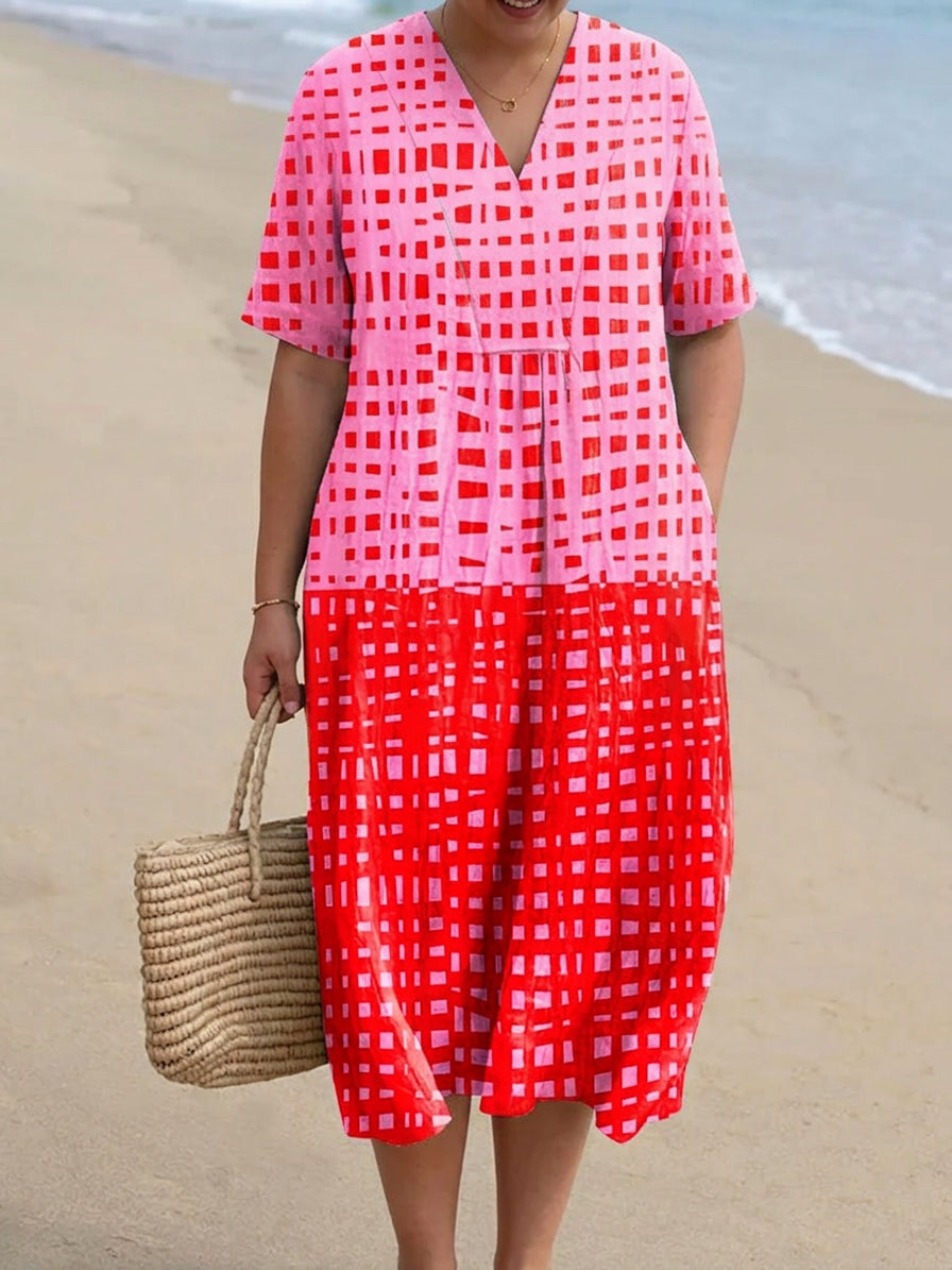 Sorrel - Checked Dress