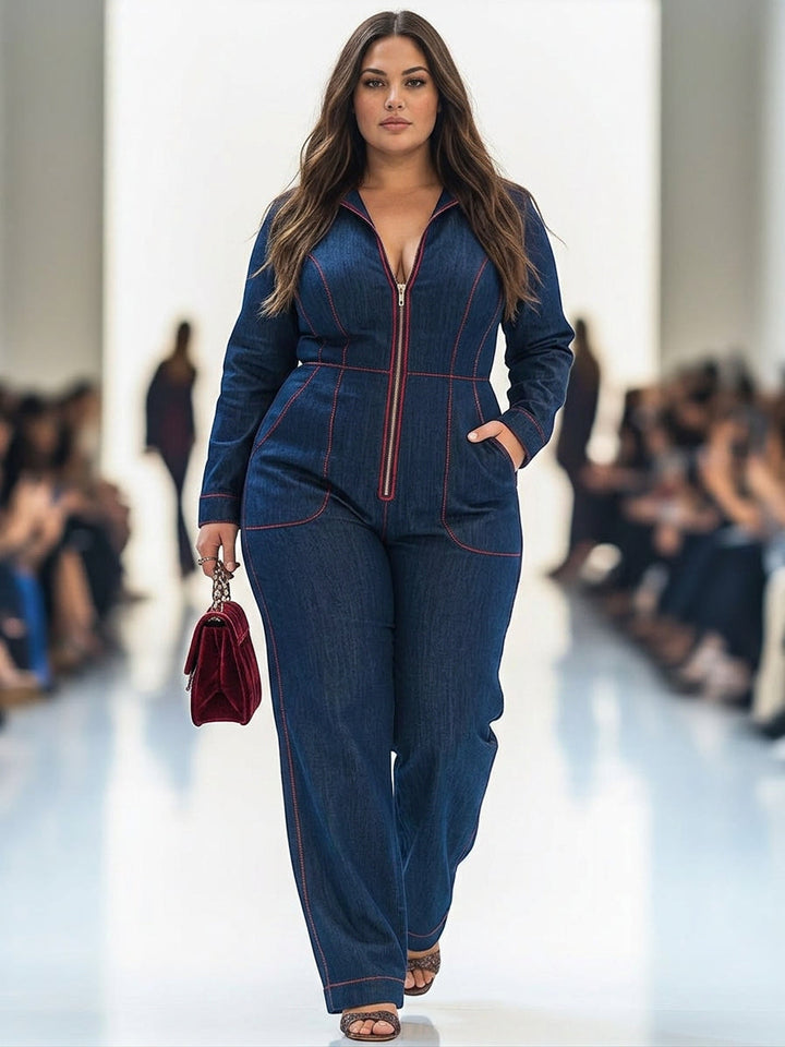 Rosa - Casual Wide Leg Jumpsuit