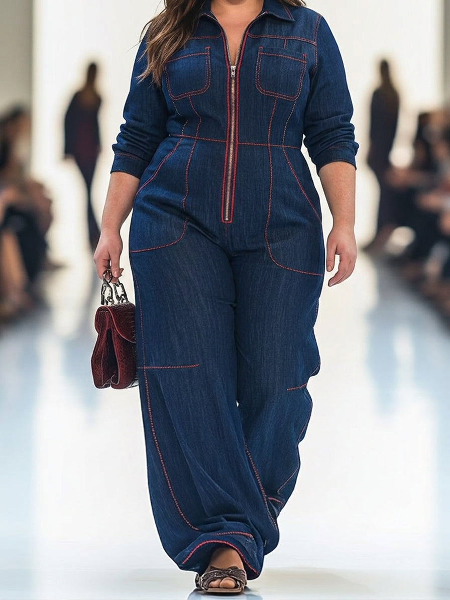 Rosa - Casual Wide Leg Jumpsuit