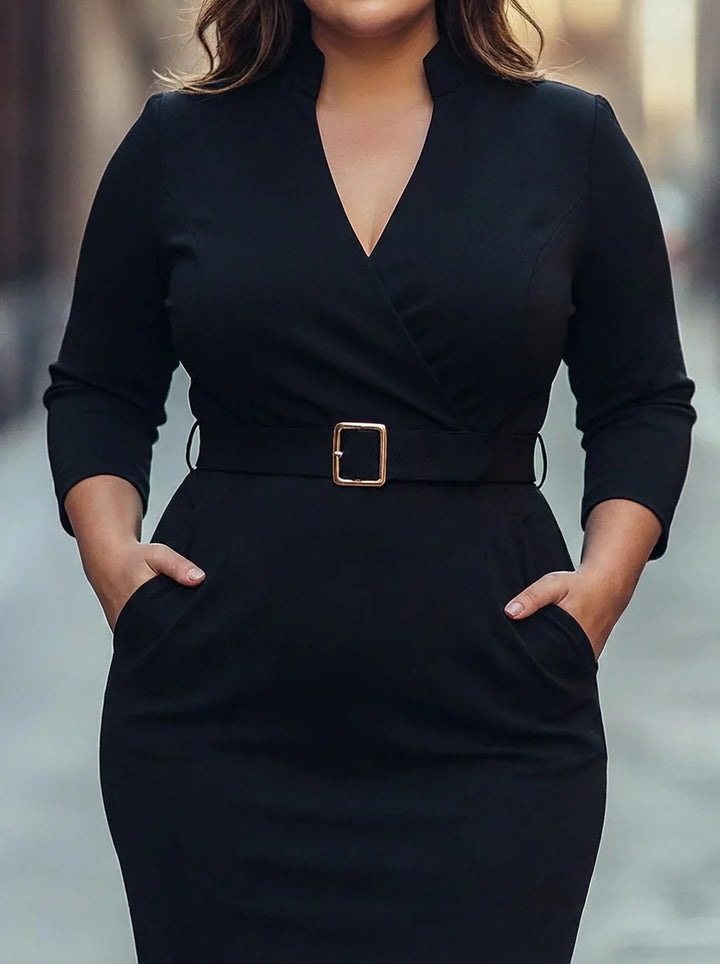 Heledd | The Belted Power Maxi Dress