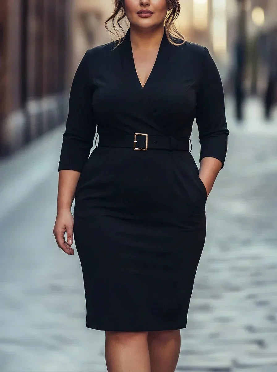 Heledd | The Belted Power Maxi Dress