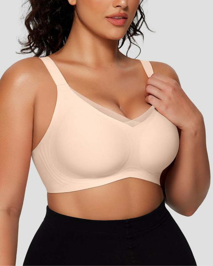 Amara Bra with Mesh Neckline