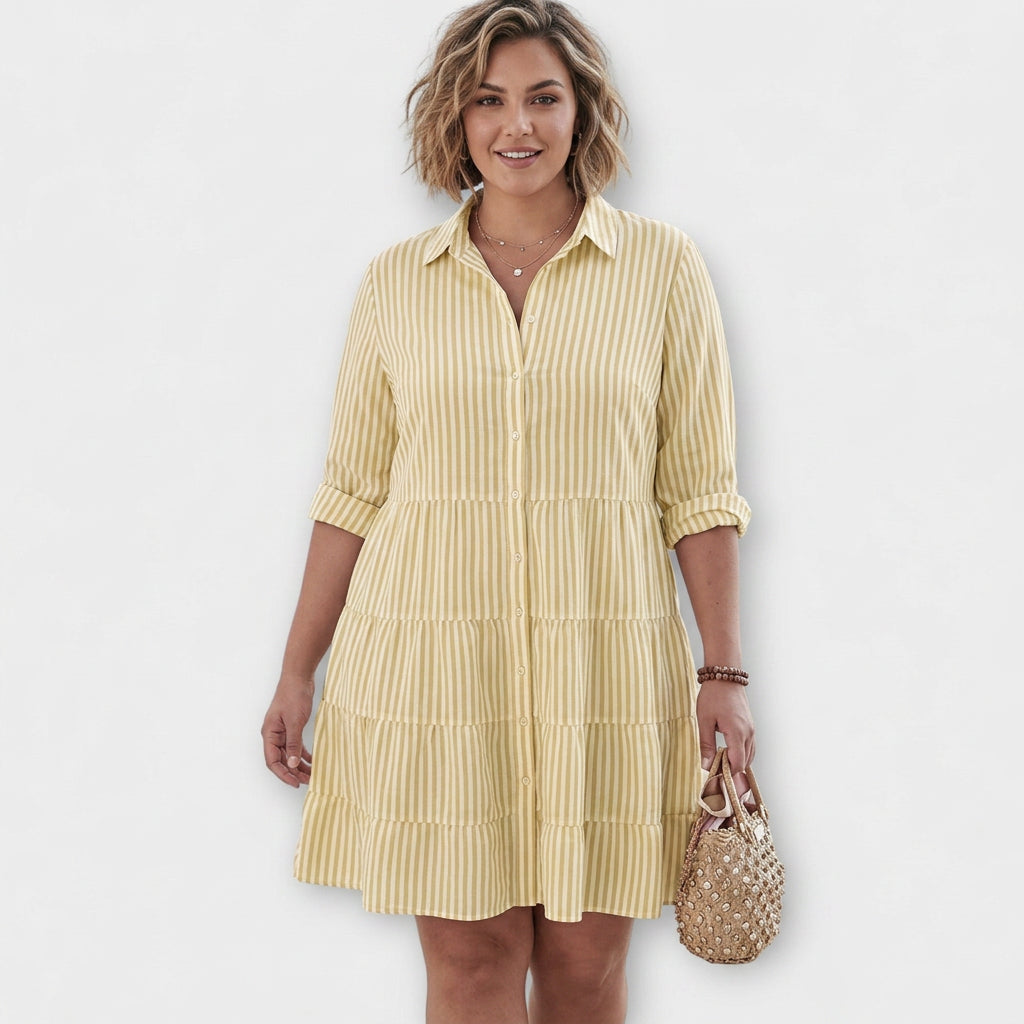Layla - Striped Breezy Dress