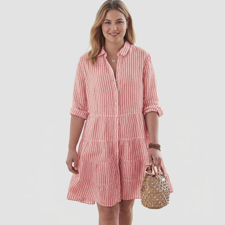 Layla - Striped Breezy Dress