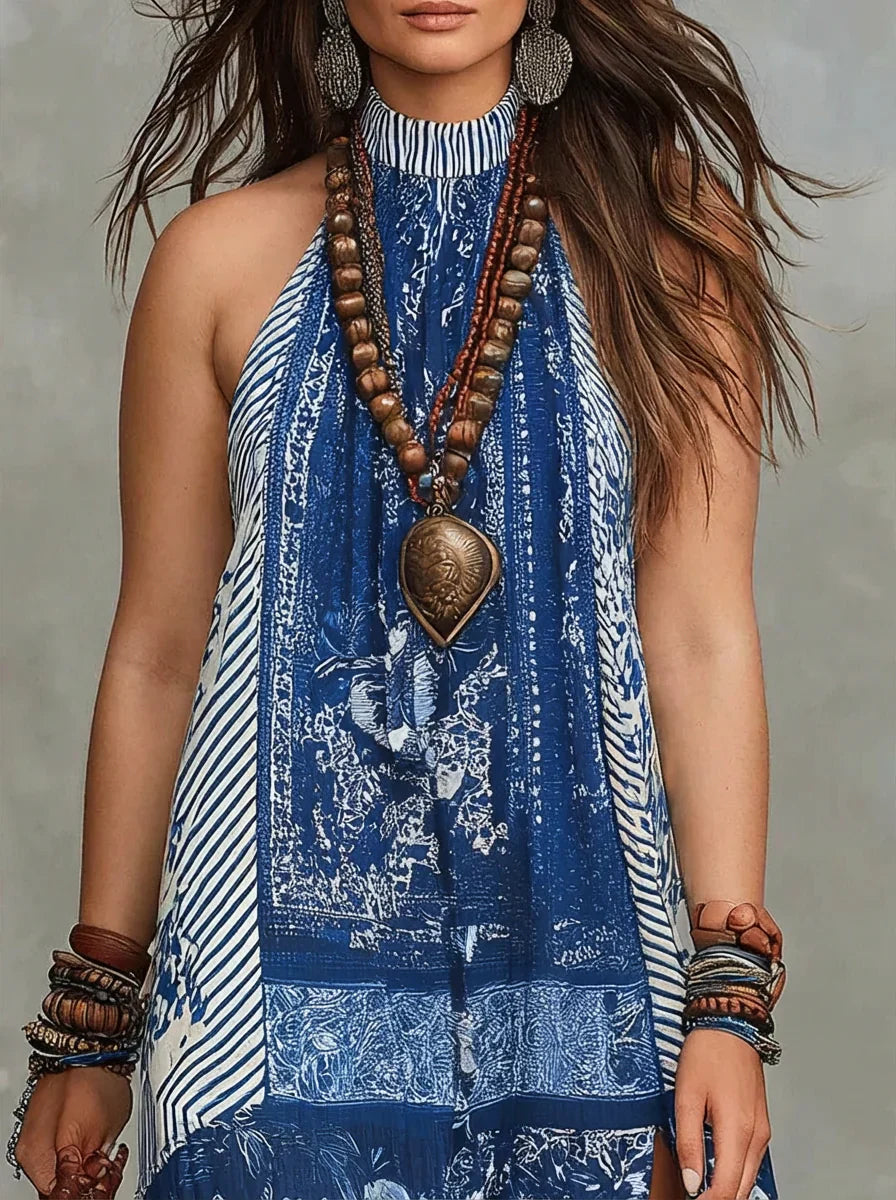 Ilse | Patchwork Maxi Dress