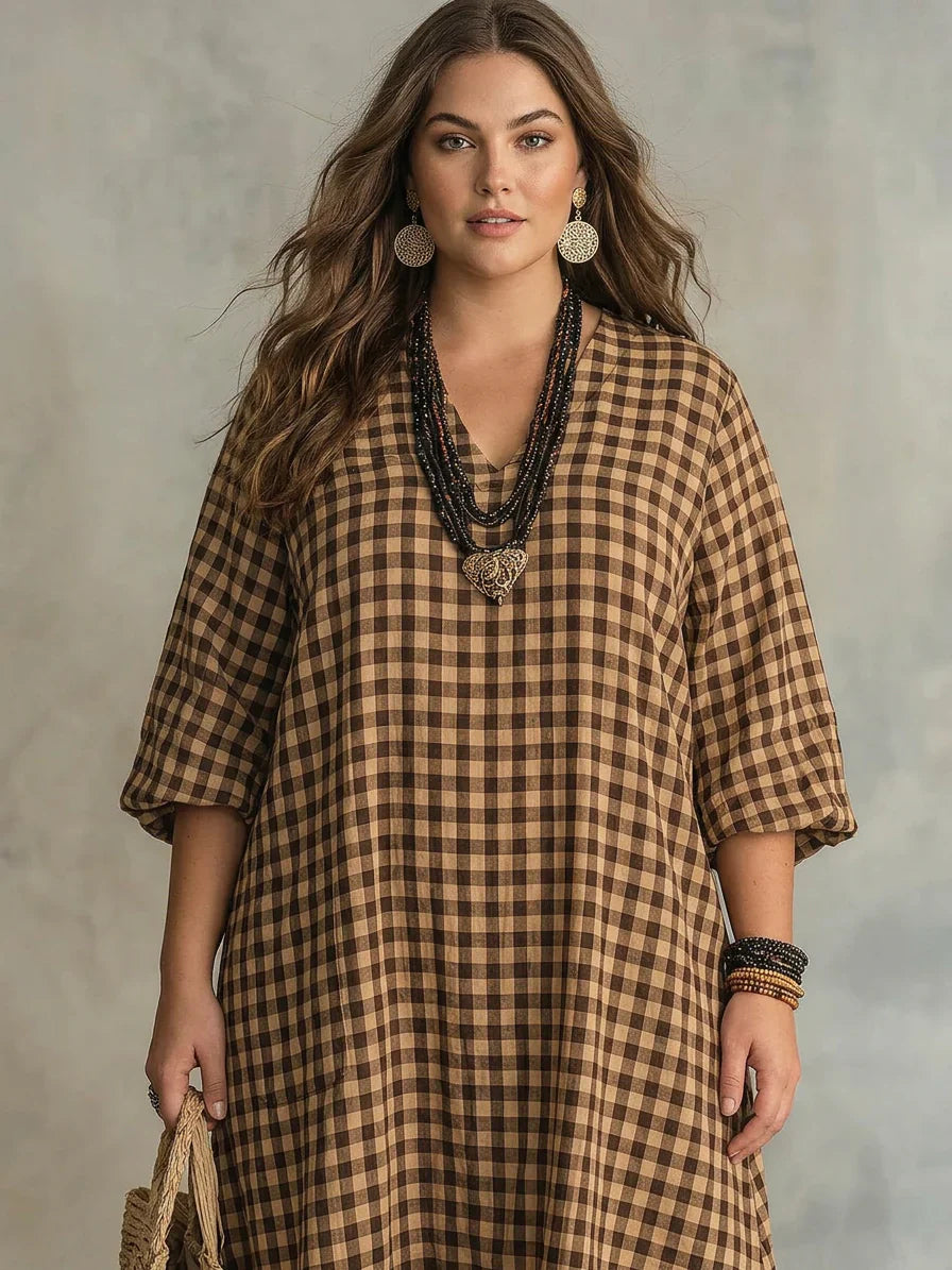 Bellamy | Check Maxi Dress
