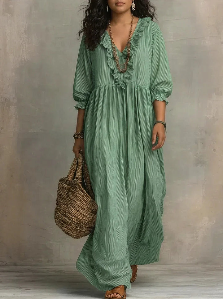 Soraya | Boho Long Sleeve Maxi Dress