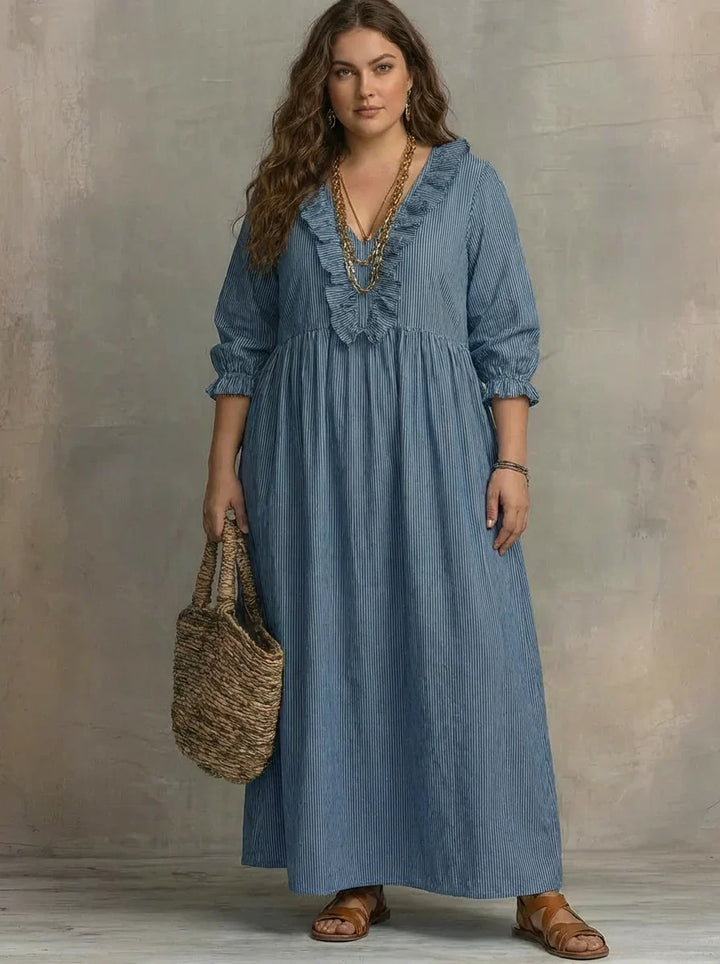 Soraya | Boho Long Sleeve Maxi Dress