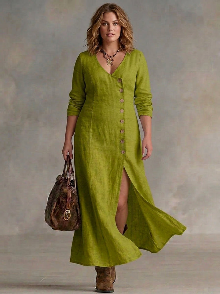 Calla | Button Maxi Dress
