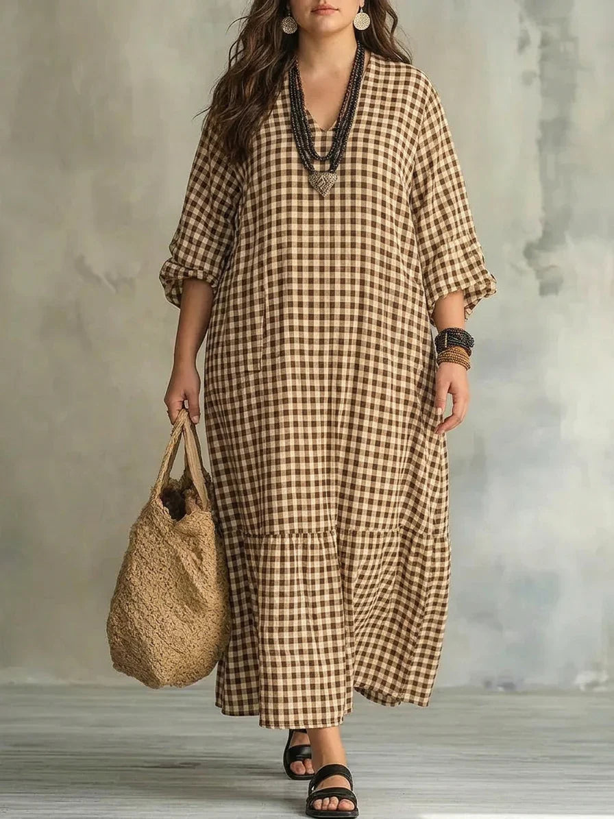 Bellamy | Check Maxi Dress