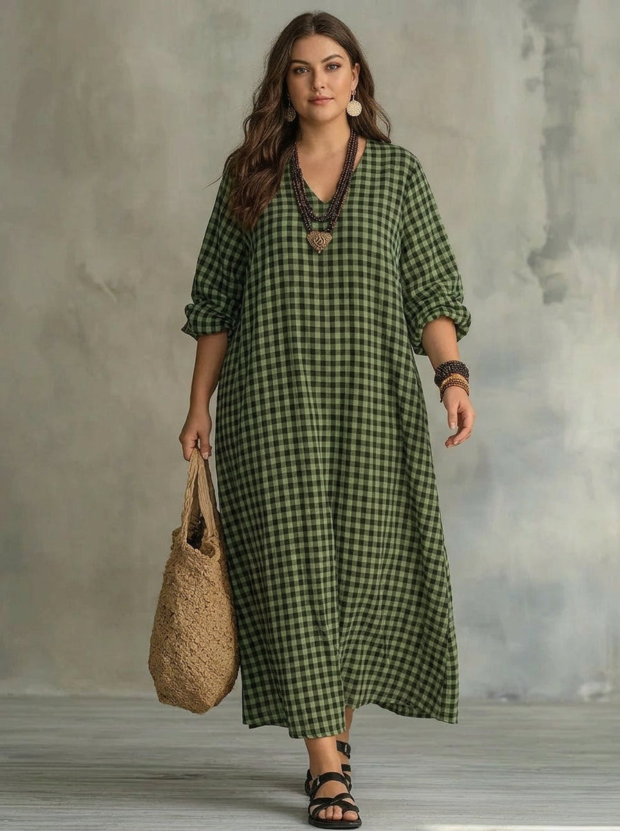 Bellamy | Check Maxi Dress