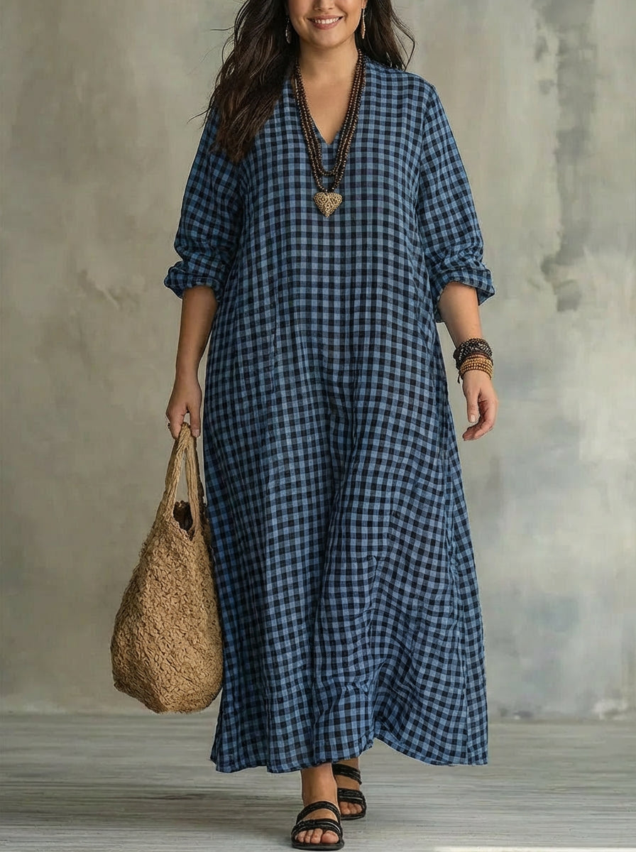Bellamy | Check Maxi Dress