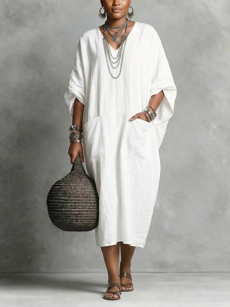 Iona | Relaxed Kaftan Maxi Dress