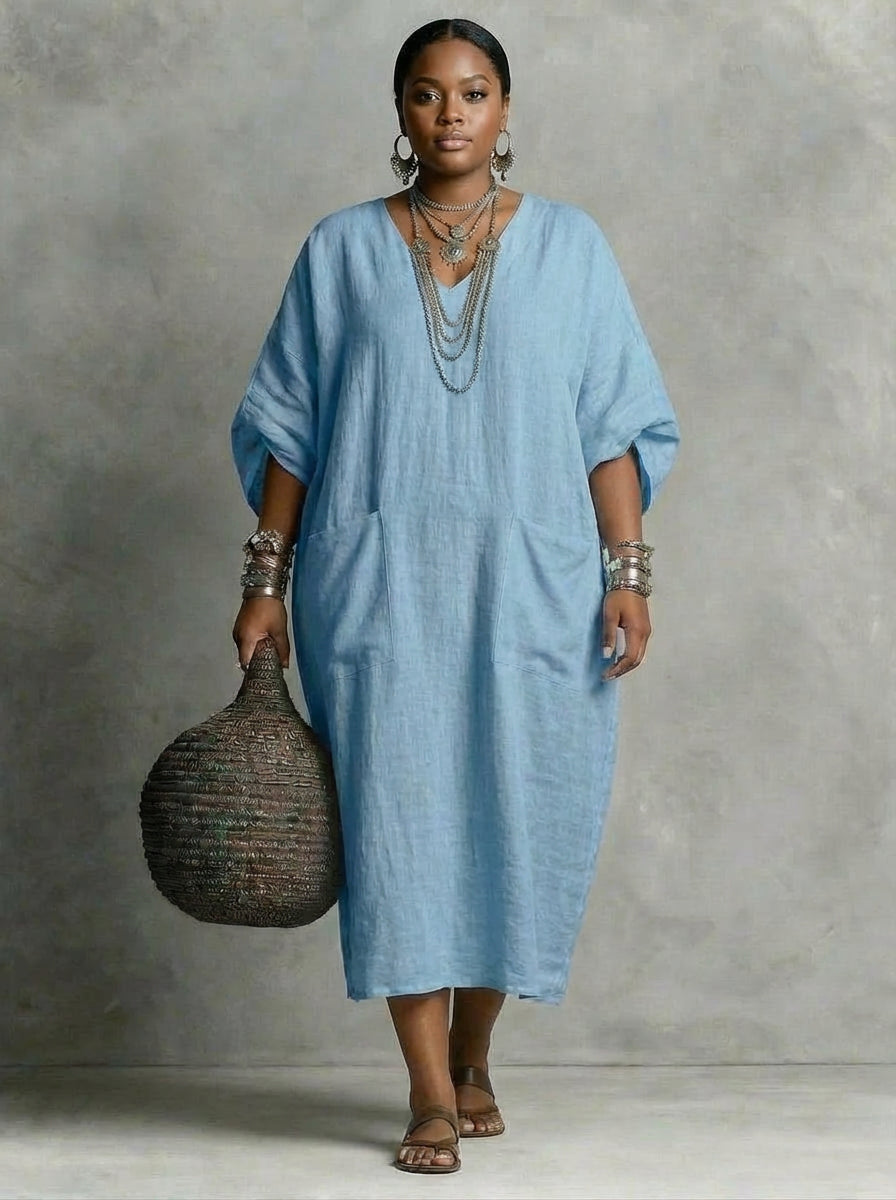 Iona | Relaxed Kaftan Maxi Dress