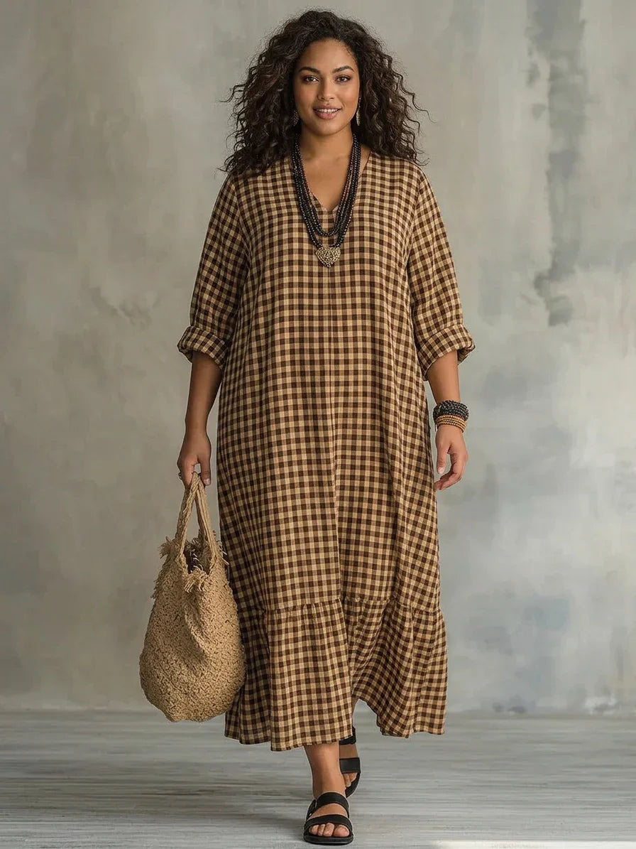 Bellamy | Check Maxi Dress