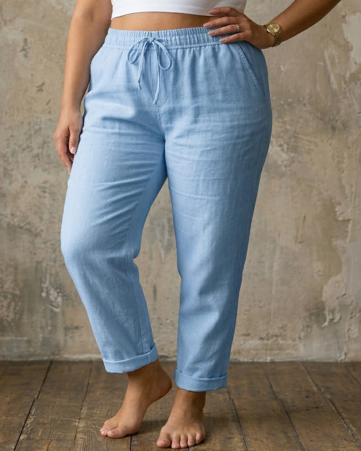 Sorrel | Drawstring Relaxed Linen Pants