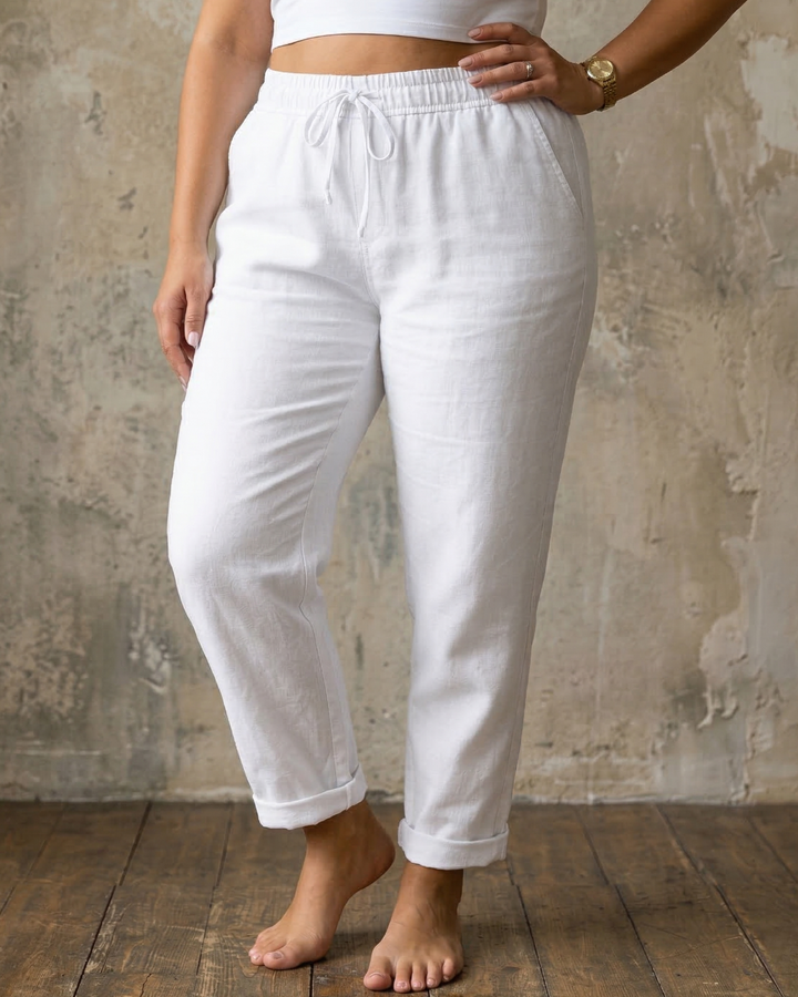 Sorrel | Drawstring Relaxed Linen Pants