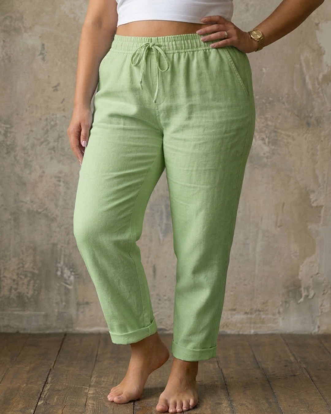 Sorrel | Drawstring Relaxed Linen Pants