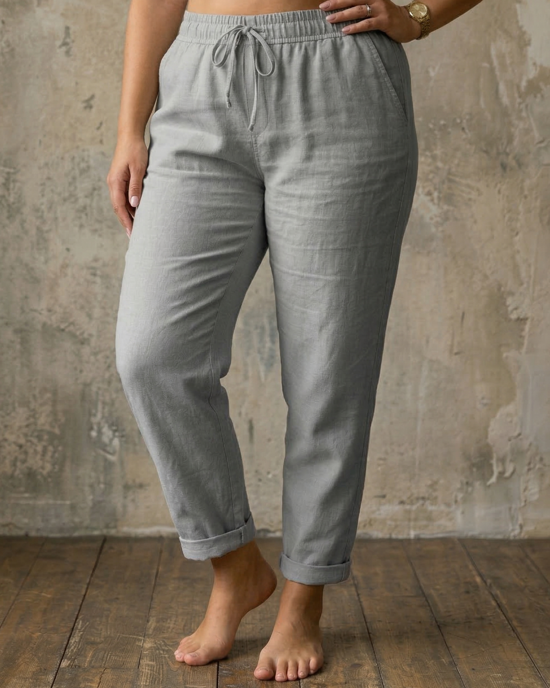 Sorrel | Drawstring Relaxed Linen Pants