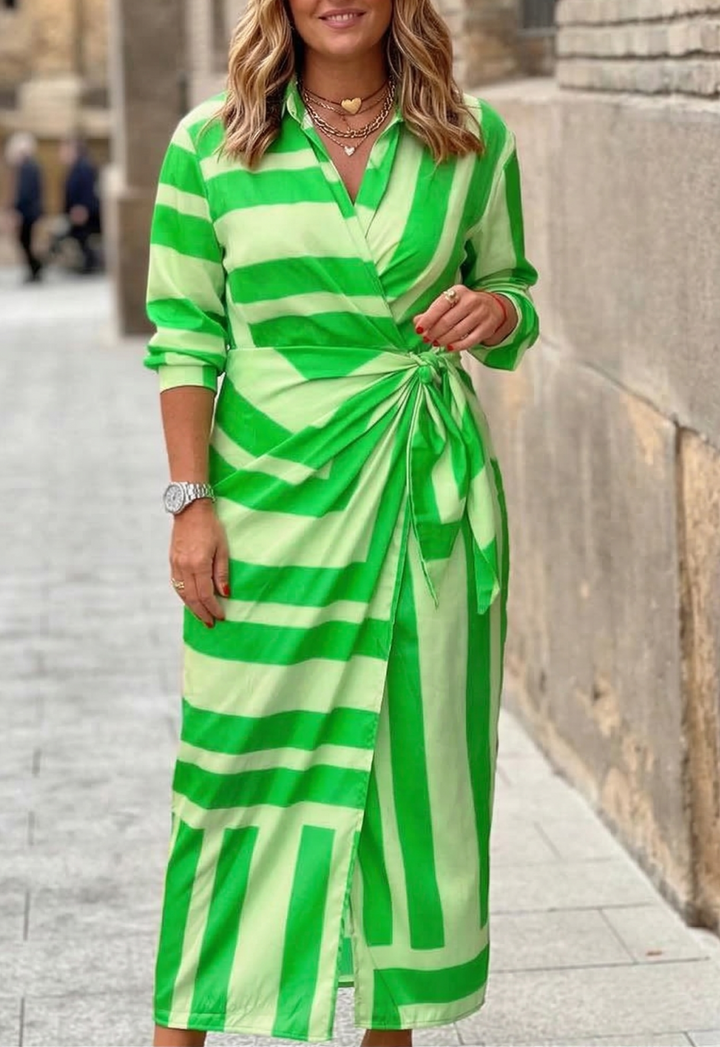 Marlowe - Printed Wrap Dress
